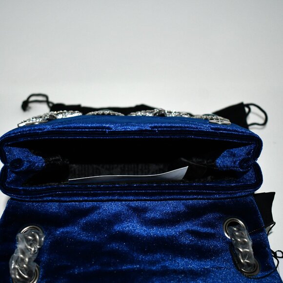 Kurt Geiger London Velvet MINI Kensington Novelty Crossbody Bag in Blue #5018780 - Picture 2 of 9